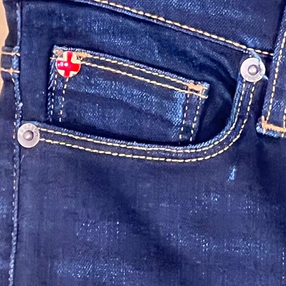 Hudson Women’s Nico Mid-Rise Super Skinny Dark Wash Jeans Size 27 EUC - Picture 11 of 11